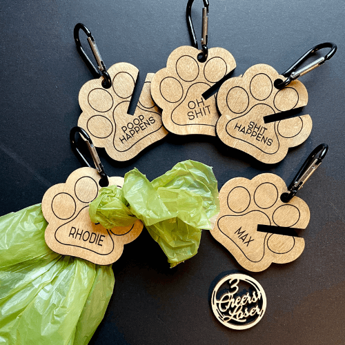 Doggie  Waste /  Dog Poop Bag Holder  Hands -Free