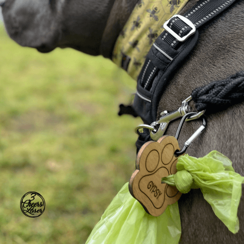 Doggie  Waste /  Dog Poop Bag Holder  Hands -Free