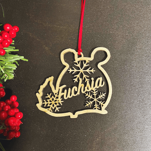 Christmas Ornament - Small Pet Buddy Snowflake