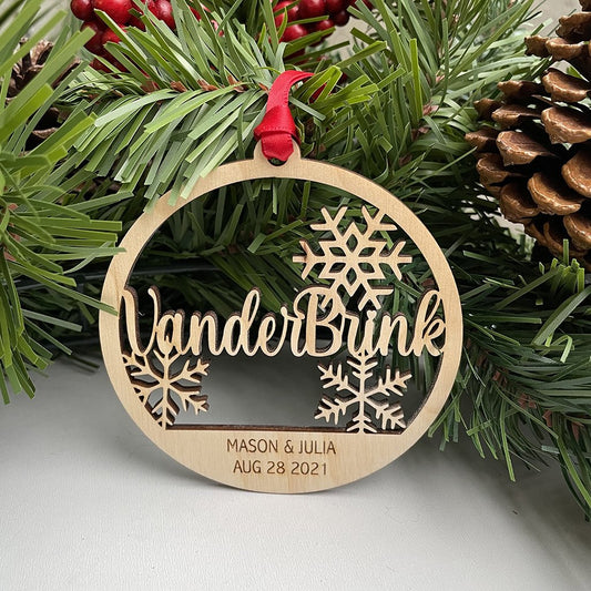 Family Snowflake Personalized