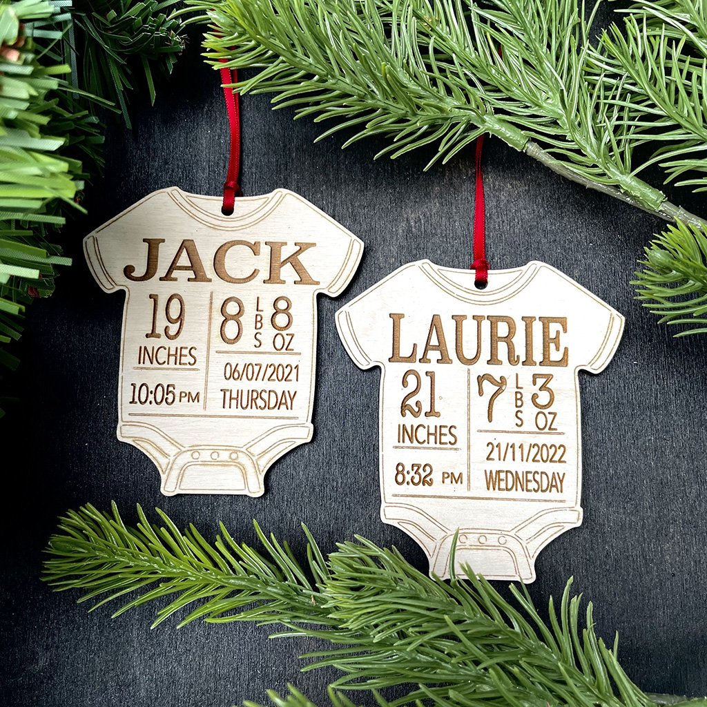 Baby Onsie - Custom Baby Stats