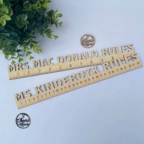 Teacher Rules - Personalized Ruler