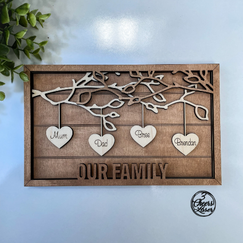 Family Tree Heart Sign