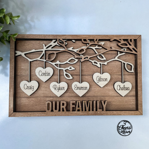 Family Tree Heart Sign