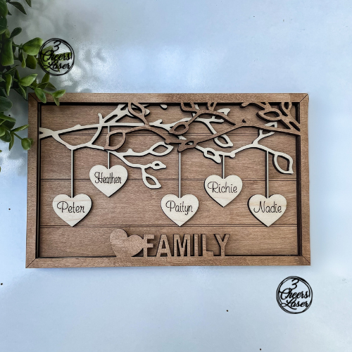 Family Tree Heart Sign