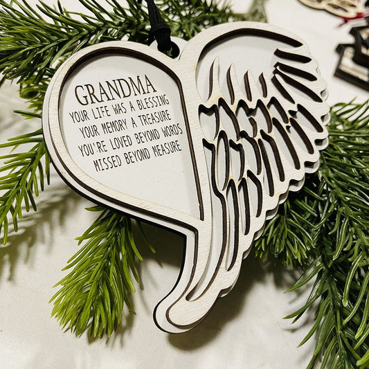 Christmas Ornament - Angel Wing