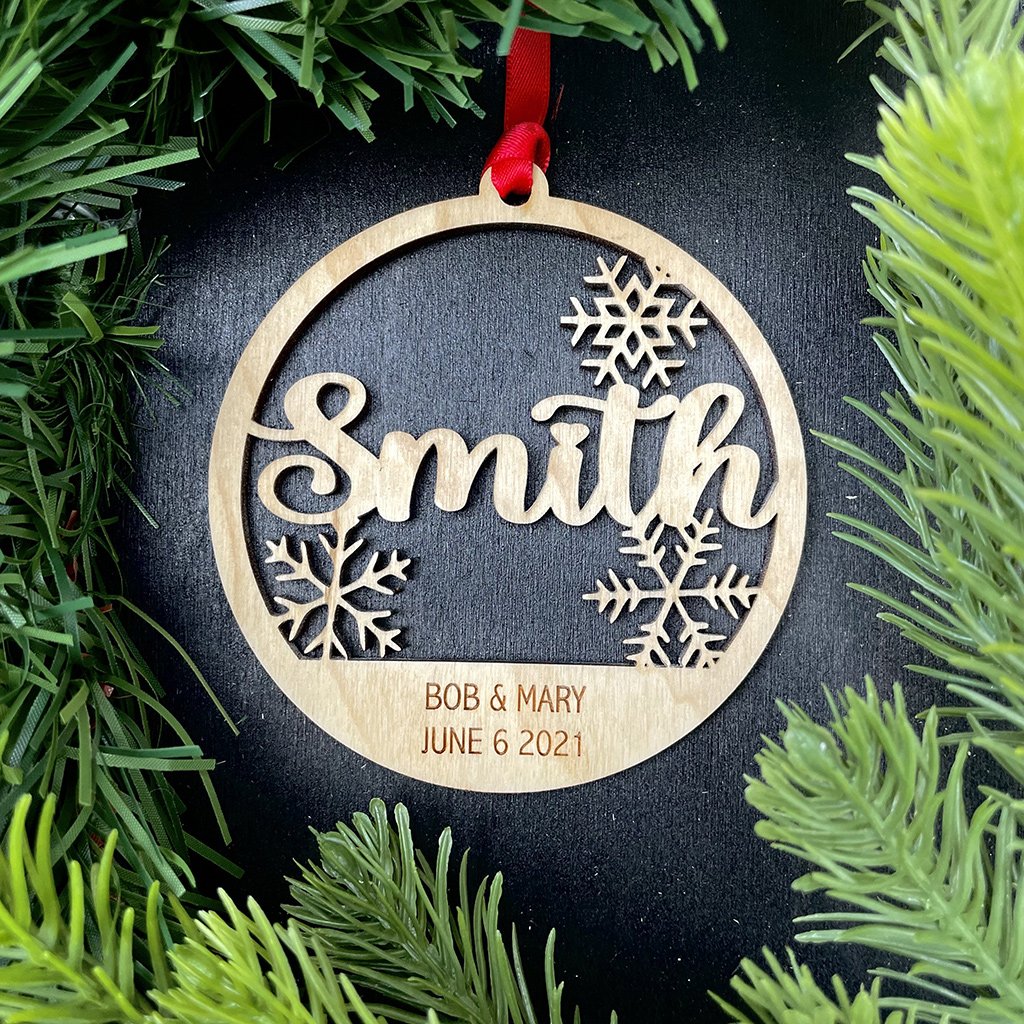 Family Snowflake Personalized